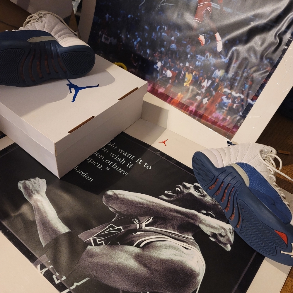 Jordan Retro 12 French Blue 10.5 - Picture 6 of 15